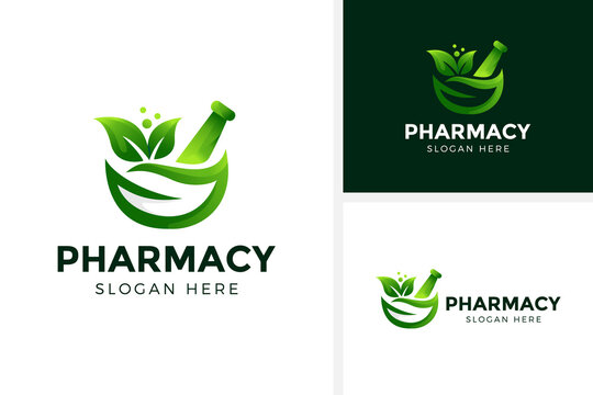 pharmacy logo design vector illustration