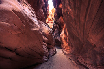 Buckskin Gulch Slot Canyon at Wire Pass Trail, Kanab, Utah