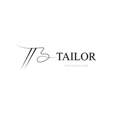 Tailor icon template vector