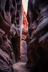 Buckskin Gulch Slot Canyon at Wire Pass Trail, Kanab, Utah