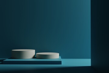 luxury abstract background with 3d podium
