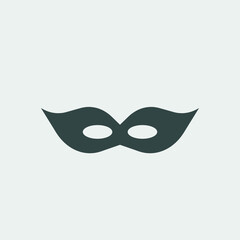 Carnival_mask  vector icon illustration sign