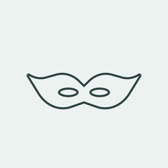 Carnival_mask  vector icon illustration sign