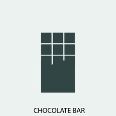 Chocolate_bar vector icon illustration sign