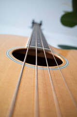 Fototapeta premium close up of guitar