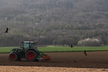 Obraz premium Tracteur