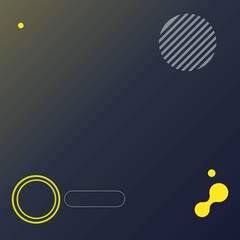 Social media feed banner background with dark colored shapes