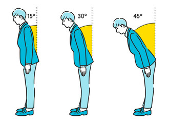 お辞儀のマナー（会釈、敬礼、最敬礼）