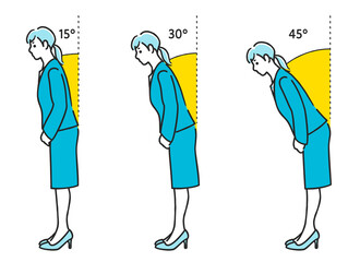 お辞儀のマナー（会釈、敬礼、最敬礼）