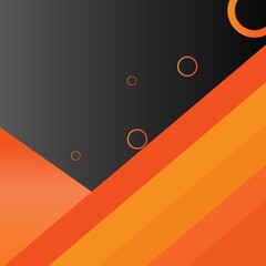 Social media feed banner background with orange, yellow and black gradient colors