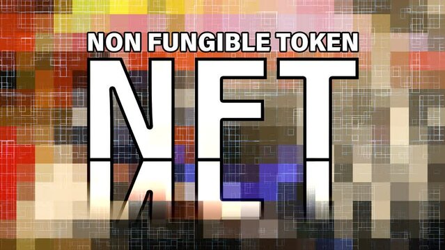 Non Fungible Token NFT concept