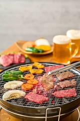 ビールと焼肉