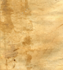 Vintage paper for writing on white background