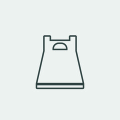 Hotel_bed vector icon illustration sign