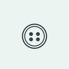 Clothes_button vector icon illustration sign