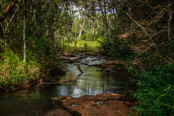 waterfall in tamarana, parana-brazil