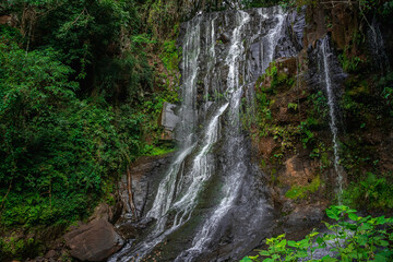 Fototapeta na wymiar waterfall in tamarana, parana-brazil