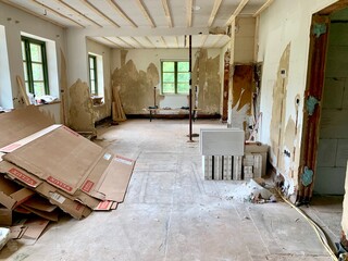 Renovierung eines Hauses
