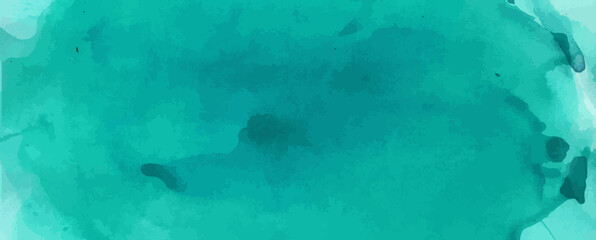 Fondo de textura de acuarela con grano fino, colores azules verdosos. Textura vectorizada con espacio para texto o imagen