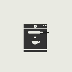 Coffee_maker vector icon illustration sign