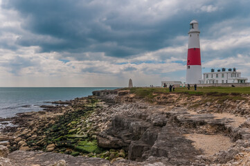 Fototapeta na wymiar Lighthouse, Portland Bill, Dorset, England, UK