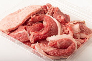 国産牛　牛肉切り落とし　焼き肉用