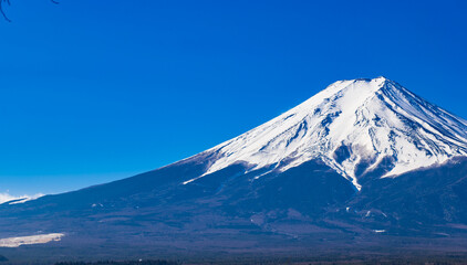 富士山　冬景