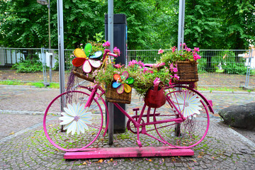  Fahrrad als Schmuckstück in Bad Doberan