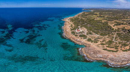 Cap de Ses Salines, Mallorca, Balearic Islands, Spain
