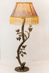 Floor lamp, floor lamp on a neutral background,
handmade