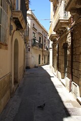 Italy, Sicily: Small Street in Syracuse Ortigia.