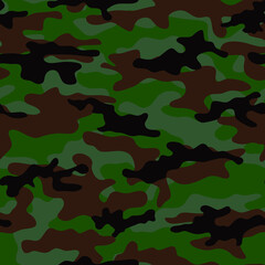 Army camouflage for military uniforms. Vector graphics.
