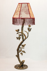 Floor lamp, floor lamp on a neutral background,
handmade