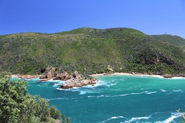 Obraz premium Beautiful seaside at Knysna, Western Cape