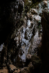 View from inside deer cave in gunung mulu national park 