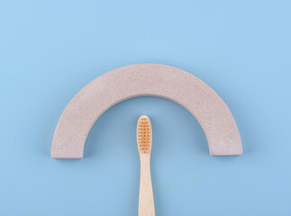 Bamboo toothbrush, zero waste care products