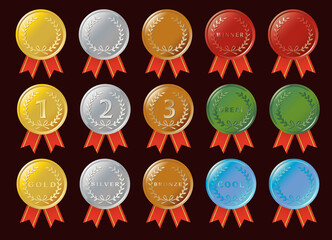 ランキング　アワード　メダル　アイコン