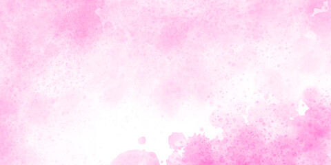 淡いピンク色の手書き水彩模様背景
