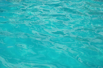 Fototapeta na wymiar Closeup view of swimming pool as background
