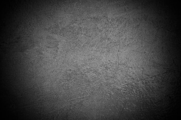 Old wall texture cement dark black gray  background abstract grey color design are light with white gradient background.