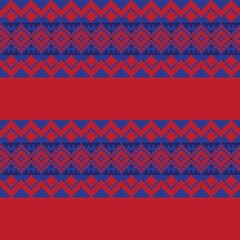 Argyle Fair Isle Seamless Pattern Design