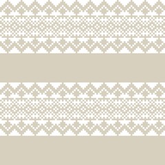 Argyle Fair Isle Seamless Pattern Design