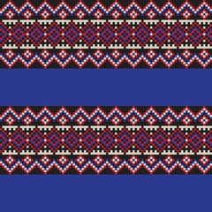 Argyle Fair Isle Seamless Pattern Design