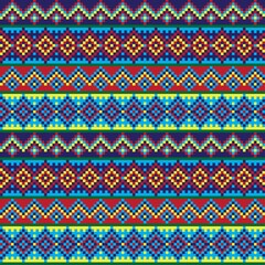 Argyle Fair Isle Seamless Pattern Design