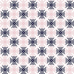 Snowflakes Fair Isle Seamless Pattern Design