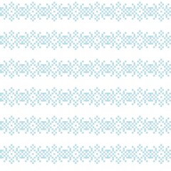 Snowflakes Fair Isle Seamless Pattern Design