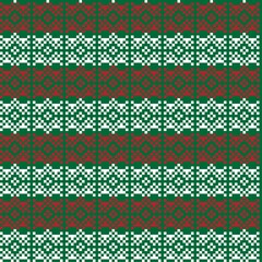 Snowflakes Fair Isle Seamless Pattern Design