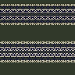 Snowflakes Fair Isle Seamless Pattern Design