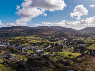 Aerial view of Ardara in County Donegal - Ireland