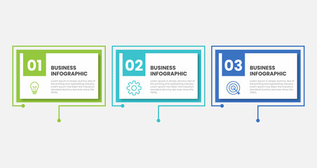 Timeline infographic design element and number options. Business concept with 3 steps. Can be used for workflow layout, diagram, annual report, web design. Vector business template for presentation. - obrazy, fototapety, plakaty